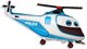 И Вертолет полицейский / Police Helicopter 38&quot;/56*97 см