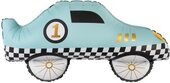 F Гоночная машинка, Голубой, Сатин 30''/76 см