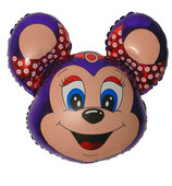 И Бабси-маус (фиолетовый) / Mouse 30&amp;quot;/69*76 см