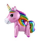 К ХОД Единорог радужная грива PINK 3D 57см Х 75см