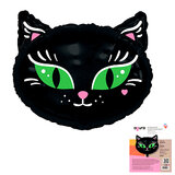Ag Фигура Кошечка, черная, 26"/64*65 см