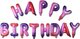 F 16''/41 см Мини-Надпись "Happy Birthday", Розовый, Градиент