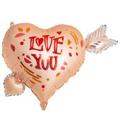 К 26'/67 см LOVES YOU Сердце со стрелой