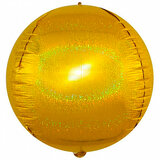 К 3D СФЕРА 24" Золотой голография / 3D Sphere gold holography