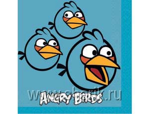 Салфетка Angry Birds 25см 16шт/А