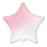 И 18 Звезда Бело-Розовый градиент / Star White-Pink gradient