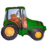 И Трактор (зеленый) / Tractor 37&quot;/74*94 см