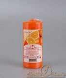 свеча ароматизированная пеньковая 50х115 "апельсин