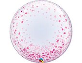 Q BUBBLE DECO 24" Конфетти розовое