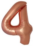 И 40"/102 см Цифра "4" Slim, Бронза, Металлик