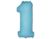 И 40&amp;quot; ЦИФРА 1 ПАСТЕЛЬ  Blue