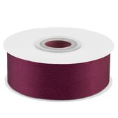 Лента атласная (2,5 см*22,85 м) Красное дерево