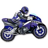 И Мотоцикл (синий) / Motor bike 31"/69*79 см