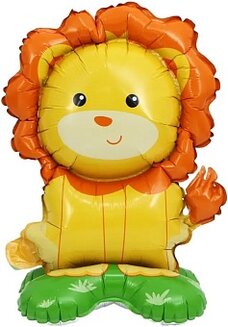 К Шар 3D (18''/46 см) Фигура на подставке, Лев