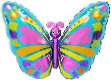 F Экзотическая бабочка, Голубой 30''/76 см