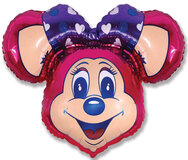 И Супер Лолли Маус (фуксия) / Lolly Mouse Super 37"/76*94 см