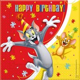 Салфетки "Том и Джерри" / Tom and Jerry 33*33; 20шт/уп