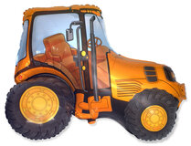И Трактор (оранжевый) / Tractor 37"/74*94 см