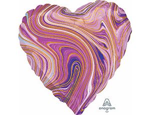 A 18 Сердце Мрамор Purple
