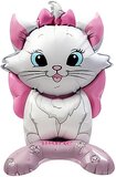 К Шар 3D (24''/61 см) Фигура на подставке, Кошечка Мари