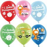 K 12"  Котенок Котэ, Ассорти, пастель, 2 ст, 10 шт.