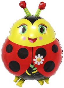 F Божья коровка с цветком 26''/66 см