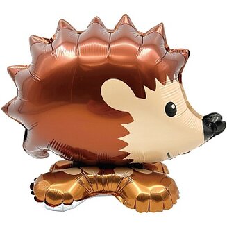 К Шар 3D (18''/46 см) Фигура на подставке, Лесной Ежик