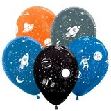 S 12" Космос, Ассорти Метал 5 ст. 50 шт. 612182