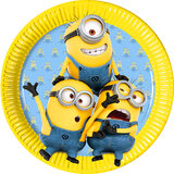 Pc 23см Тарелки "Милые Миньоны" / Lovely Minions 8шт