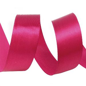 Лента Атлас Малиновый / 2,5 см * 22,85 м