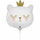 Г 14&quot; Котенок принцесса. Белый / Cat Princess White mini