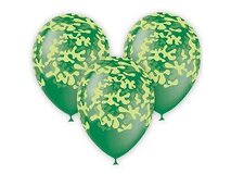 M 12"/30см Декоратор EMERALD GREEN (шелк) 5 ст. рис Милитари 25шт