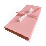 Коробка для денег Тиснение Микровельвет, Розовый, 17,2*8,3*1,6 см, 1 шт.