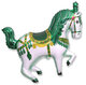 И Цирковая лошадь (зелёная) / Horse Circus 36''/91*80 см