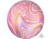 А 3D СФЕРА Б/РИС 16&amp;quot; Мрамор Pink