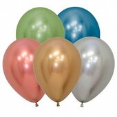 S 12"Зеркальные шары Рефлекс Ассорти / Reflex Assorted / 12 шт. /