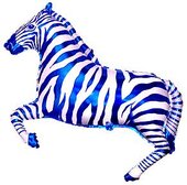 И Зебра (синий) / Zebra 42&quot;/74*107 см
