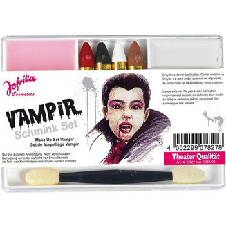 Набор грим-карандашей и красок "Вампир" (4 карандаша и краска)