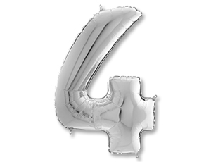 Г ЦИФРА 4  26" Silver