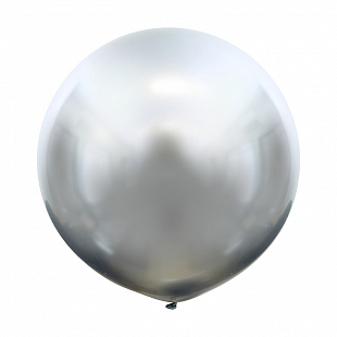 Т 36"Метал Зеркальные шары, Серебро / Mirror Silver / 1 шт. /