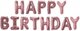 F 16''/41 см Мини-Надпись &quot;Happy Birthday&quot;, Розовое Золото