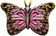 И Бабочка-монарх (фуксия) 38''/97 см