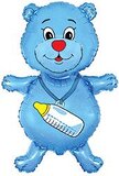 И Медвежонок мальчик (синий) / Bear boy 37"/94*61 см