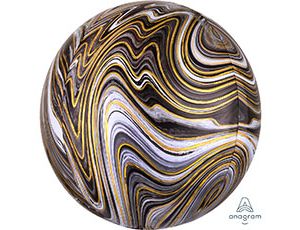 А 3D СФЕРА Б/РИС 16" Мрамор Black