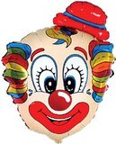 И Клоун Голова А / Clown head A 30"/76*56 см