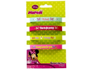 Браслет Disney Минни Маус 4шт/A