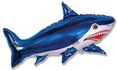 И Акула (синий) / Shark 42&quot;/76*107 см