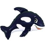 И Дружелюбный кит (чёрный) / Friendly Whale 35"/81*89 см