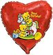 И 18 Сердце  Медвежата на лошади С днём рождения / Little Bears 201585