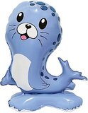 К Шар 3D (24''/61 см) Фигура на подставке, Маленький тюлень